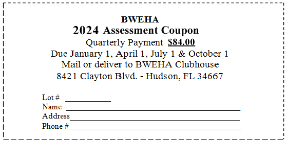 Beacon Woods East Assessment Coupon